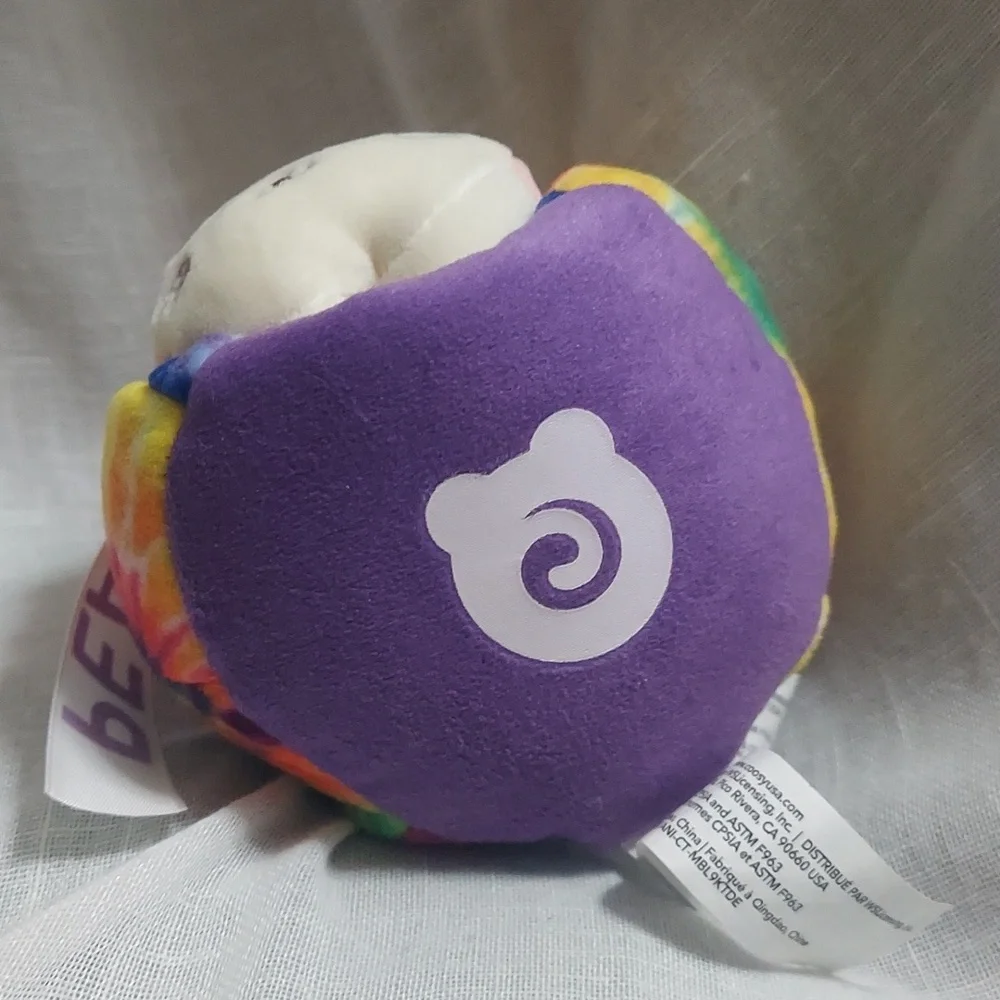 Anirollz Mini Plush Outfitz Tie-Dye PEACE Kittiroll Hershey Kisses Toy